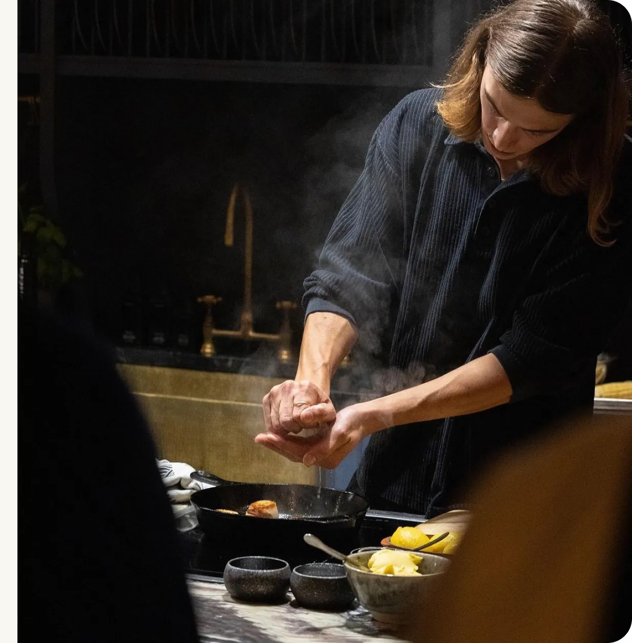 Cook what you love. Set your own terms.